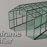 How To Use Wireframe Modifier In Blender Greenhouse Architecture Building 3D Modeling