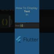 Flutter Widgets Tutorial Text Widget