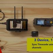 Sync Timecode Using RF Channels Ninja V Ultra Sync Zoom F4