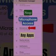 Stop Microphone Access For Any Apps Shortsfeed Microphonesettings