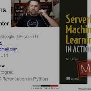 Automatic Differentiation In Python And PyTorch Serverless Machine Learning