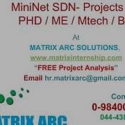 MiniNet SDN Software Defined Networks Projects For MTech ME PHD BE