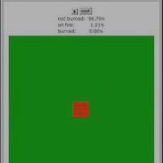 A Probabilistic Forest Fire Model