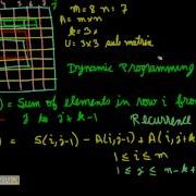 Programming Interview Maximum Sub Matrix Sum Dynamic Programming