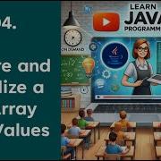 T04 Declare And Initialize A 1D Array With Values