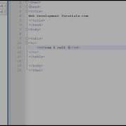 HTML XHTML Tutorial How To Create A Table