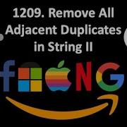 Leetcode 1209 Remove All Adjacent Duplicates In String II O N Solution