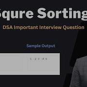 Square Sorting DSA Interview Question Sorting Numbers With Bubble Sort In Java Hoshiyar Jyani