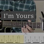 I M Yours JASON MRAZ Fingerstyle Guitar Tutorial TAB