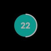Timer 45 Sec Visual Countdown Progress Circle Timer Transparent BG