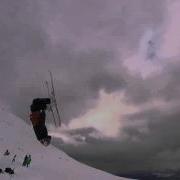 Double Backflip Ski Malou Dode