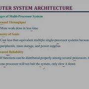 Single Processor And Multiprocessor Systems Computer System Architecture Operating System L 6