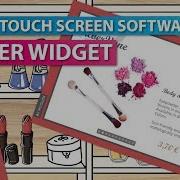 Slider Container Widget Interactive Multitouch Software