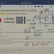 贾考博 LeetCode 478 Generate Random Point In A Circle