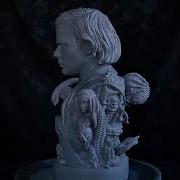 H R Giger Tribute Bust By Black Heart Models