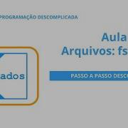 Linguagem C Aula 78 Arquivos Fscanf