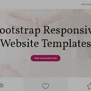 Bootstrap Responsive Website Templates Free HTML Website Templates