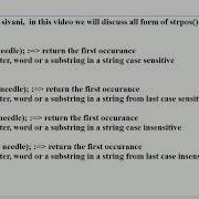 Four Types Of Strpos Function In PHP By Sivani