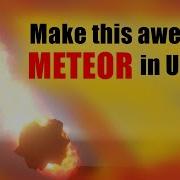 How To Make A METEOR SHOWER For Your Game Unity Blender Visual Effects