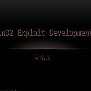 Win32 Exploit Development 02