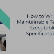TDD How To Write Maintainable Tests As Executable Specs Pierre Criulanscy