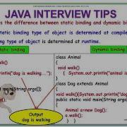 Static And Dynamic Binding In Java Core Java Interview Questions Wikitechy Com