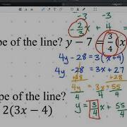 Algebra 1 Notes 4 7 Slopes Equations In Any Form
