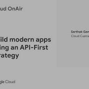 Cloud OnAir Build Modern Apps Using An API First Strategy