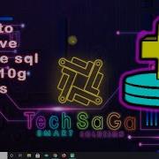 How To Resolve Oracle Sql Plus 10g Errors