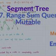 Сегментное дерево LeetCode 307 Range Sum Query Mutable Разбор и решение