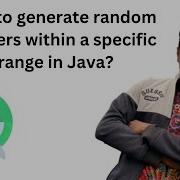 How To Generate Random Integers Within A Specific Range In Java On Android Studio