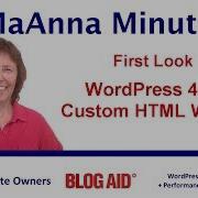 New Custom HTML Text Widget In WordPress 4 8 1 Sneak Peek