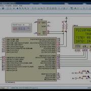 PIC18F46K22 With DS1307 RTC And 20x4 LCD Simulation