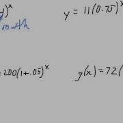 Algebra2 7 1 Exploring Exponential Model