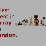C Program To Find Smallest Element In An Array Using Recursion