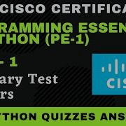 Python Essentials Part 1 Summary Test Answers Python Essential 1 Test Answers Cisco Programming