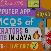 ICSE 2022 Computer Applications Important MCQ For Semester 1 Operators In Java MCQs