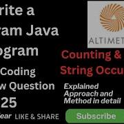 Real Java Coding Interview Question Java Counting Sorting String Occurrences Coding Challenge