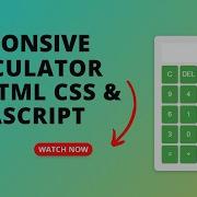 Create A Responsive Calculator In HTML CSS JavaScript Beginner JavaScript Project