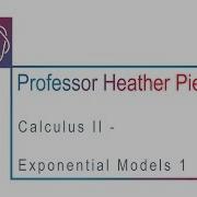 Exponential Models Part 1