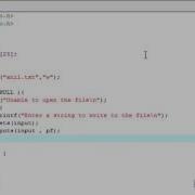 41 Fputs File Handling Function In C Programming Video Tutorials