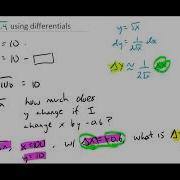 Using Differentials To Approximate A Square Root