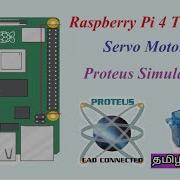 Raspberry Pi 4 Simulation Tutorial Servo Motor Interfacing With RPi Proteus Simulation Tamil
