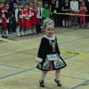 1st Feis With Her Irish Dance Dress Age 3