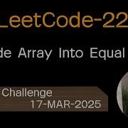 Leetcode 2206 Divide Array Into Equal Pairs