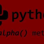 Python Isalpha String Method