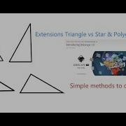 Inkscape Youtube Tutorial On Simple Methods Drawing Triangles Extensions Triangle Vs Polygon Tool