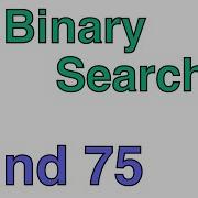 LeetCode 704 Binary Search C