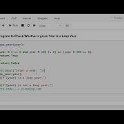 Day 13 Python Program To Check Whether A Given Year Is A Leap Year
