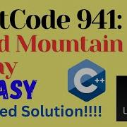 LeetCode 941 Valid Mountain Array EASY C JAVA Detailed Solution